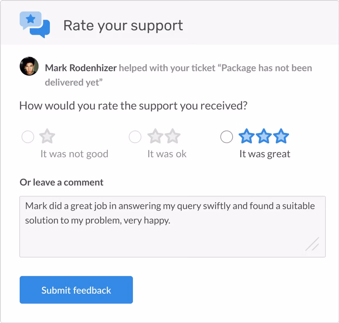 4 Great job! Another satisfied customer